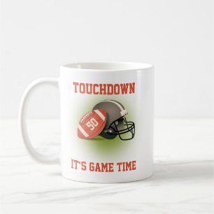 Touchdown Fifty Vintage Voetbal 50e Verjaardag Koffiemok