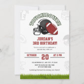 Touchdown Football Anniversaire Fête Invitation (Devant)