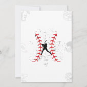 Touchdown Football Anniversaire Fête Invitation (Dos)