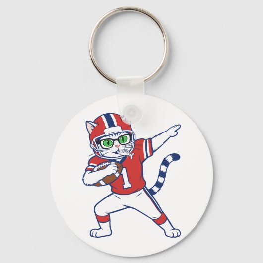 Touchdown Kat Sleutelhanger (Voorkant)