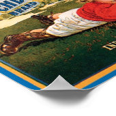 Touchdown Merk Crate Label Poster (Hoek)