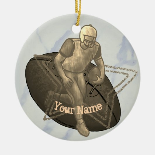 Touchdown voetbal ornament (Voorkant)