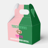 Touchdowns of tutus Gender onthullen Bedankdoosjes (Voorkant Zijde)