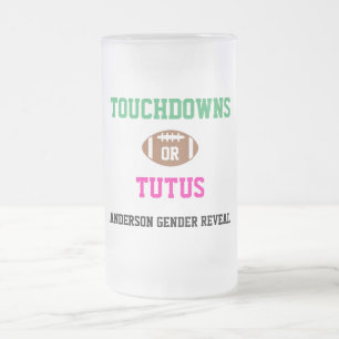 Touchdowns of tutus Gender onthullen Matglas Bierpul