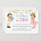 Touchdowns of Tutus gender-openbaring Kaart (Voorkant)