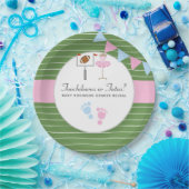 Touchdowns of tutus Gender Reopenbaarmakingparty Papieren Bordje (Feest)