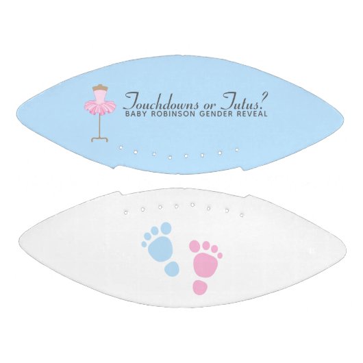 Touchdowns of Tutus Gender Reopenbaart Partij American Football (Panelen)