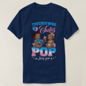 Touchdowns of Tutus POP houden van je gender T-shirt (Design voorkant)