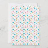 Touchdowns ou Tutus Genre Reveal Invitation (Dos)