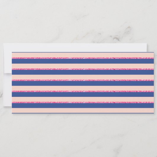 Touchdowns ou Tutus Invitation - bleu ou rose (Dos)