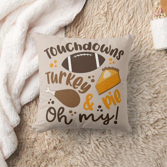 Touchdowns Turkije & Pie | Oh, mijn Kussen (Deken)