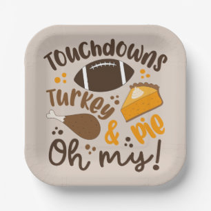 Touchdowns Turkije & Pie   Oh, mijn Papieren Bordje