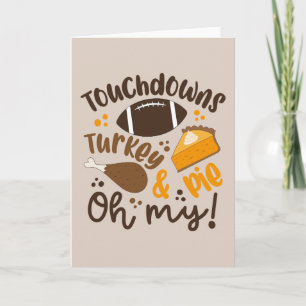 Touchdowns Turkije & Taart Oh Mijn Kaart