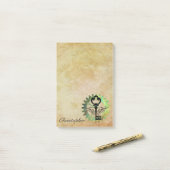 Touche aile Steampunk et notes post-it de la roue  (Sur un bureau)
