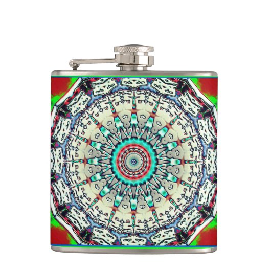 Touche de flacon enveloppé de vinyle turquoise (Devant)