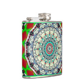 Touche de flacon enveloppé de vinyle turquoise (Droite)