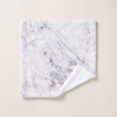 Touche de marbre gris blanc rosé chic tendance (Gant de toilette)
