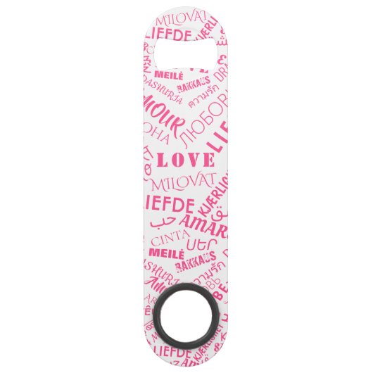 Touche Love Text Bar Multilingue - Choisir des cou (Devant)