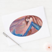 Touché par les stickers de sirène solaire Par Rene (Enveloppe)