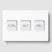 Touches CTRL ALT DEL de SlipperyJoe trois blanches (Recto)