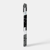 Touches de piano monogramme et notes musicales (Côté gauche)