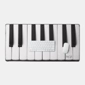 Touches de piano monogramme personnalisées (Clavier et souris)