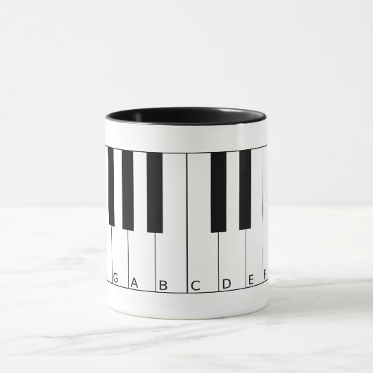 Touches de piano Mug (Centre)