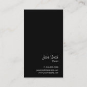 Touches de piano pour Cartes de visite de piano (Dos)