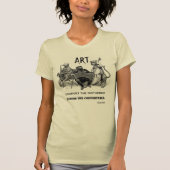 "Touchez" au T-shirt confortable d'art (Devant)