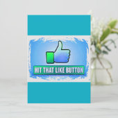 Touchez ce bouton Like Invitations & Annonces (Debout devant)