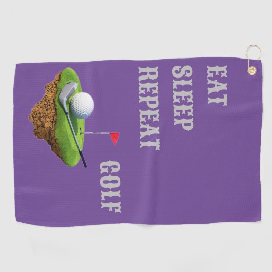 Touchez un trou dans un avec des serviettes de gol (Horizontal)