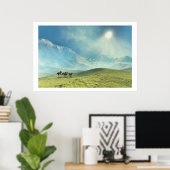 TOUCHTEN VAN DE KLEUREN POSTER (Thuiskantoor)