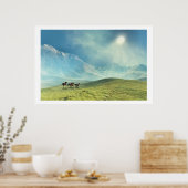 TOUCHTEN VAN DE KLEUREN POSTER (Keuken)
