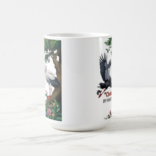 Touffé par le Progrès – Mug Éco-Conscient (Centre)