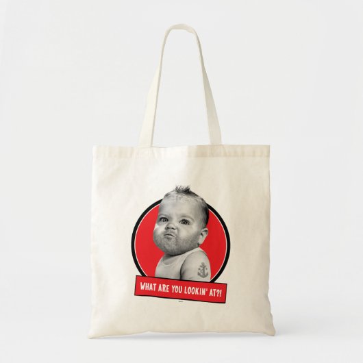 Tough Boorbaby Boy Tote Bag (Voorkant)