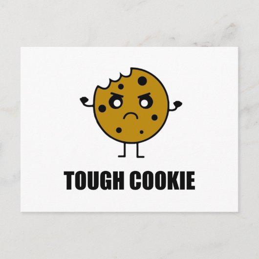Tough Cookie Funny Briefkaart (Voorkant)
