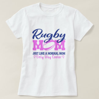 Tough Crazy Rugby mama, mam Rugby minnaar Gift T-S T-shirt