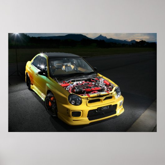 Tough Custom Subie Poster (Voorkant)