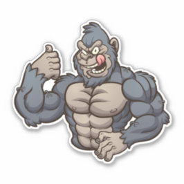 Tough Guy - Gorilla Sticker
