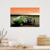 Tough Street Machine - Poster de la machine verte (Cuisine)