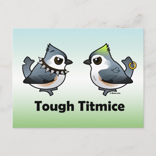 Tough Titmice Briefkaart (Voorkant)