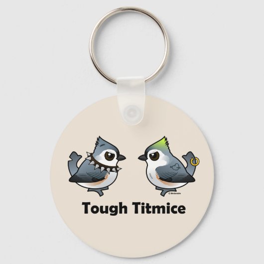 Tough Titmice Sleutelhanger (Voorkant)