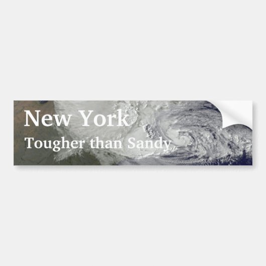 Tougher dan Sandy Bumpersticker (Voorkant)