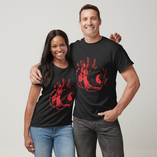 Touhou Project Karakter Silhouet - Reimu Hakure T-shirt (Unisex)