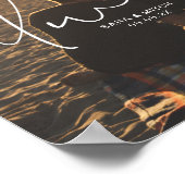 Toujours Affiche de Photo de Mariage Panneau Signa (Coin)