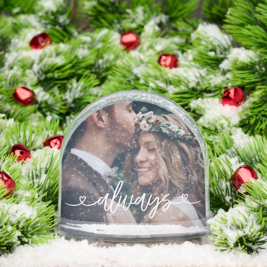 Toujours amour Coeurs Valentines Photo personnalis (Noël)