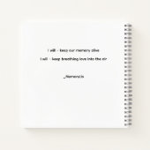 Toujours Amour – Journal MemoryUs (Dos)