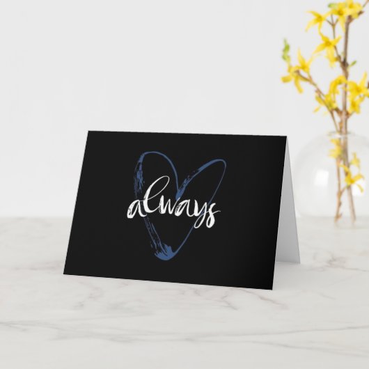 **TOUJOURS AVEC VOUS** CARTE D'AMOUR POUR TOUTES L (Fleur jaune)