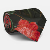 Toujours cravate florale foncée de la vie (Roulé)
