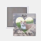 Toujours Dans Mon Coeur Pet Mémorial Magnet (Recto/Verso)